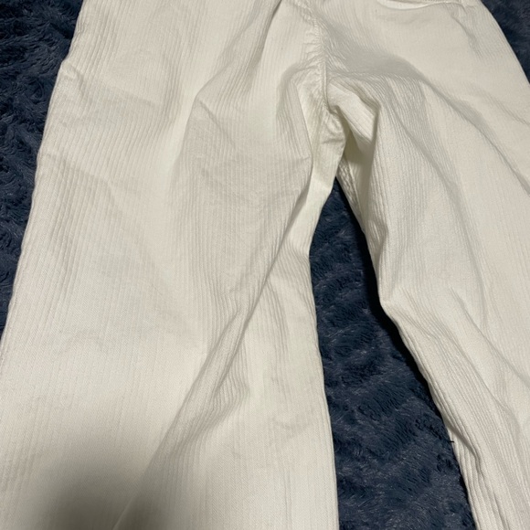 Gap corduroy 70s flare leg white pants size 0 - Picture 6 of 6